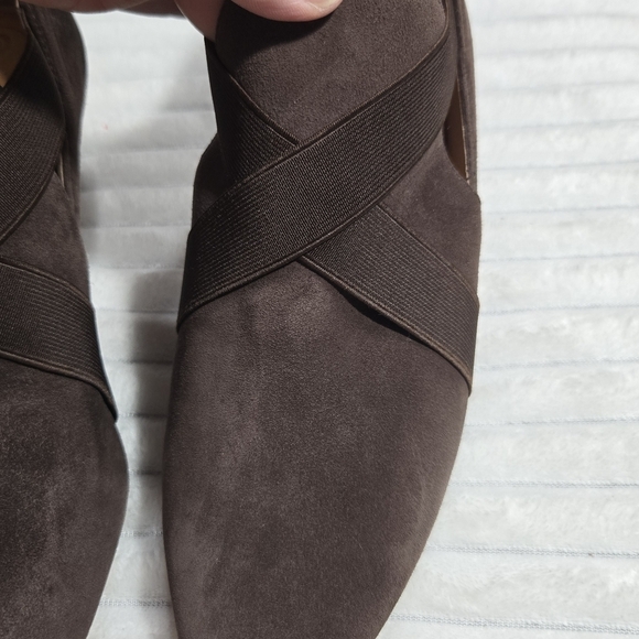 Corso Como Diansko Brown Pointed Toe Ankle Booties Sz 9 Leather New - Picture 12 of 13